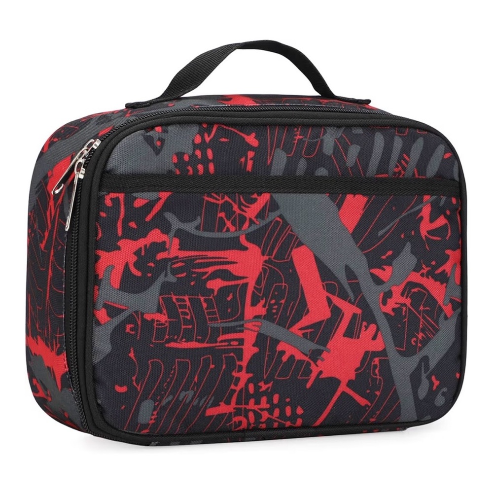 NWT Graphic Pattern Insulated Lunch Bag Hot/Cold Food
